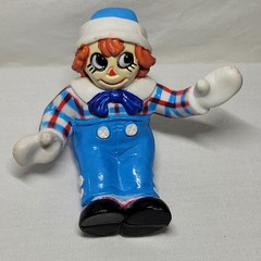 1988 Raggedy Ann & Andy PVC Toy Figures Lot Of 4