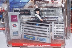 4 NOS 2004 PBR Micro Icon Series 1 Figures Bull Rider on Bull Trading Card Lot