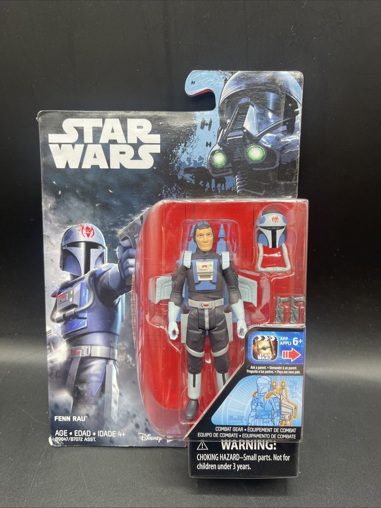 Star Wars Rebels Fenn Rau Action Figure Mandalorian Warrior NEW Sealed 2016