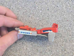 1984 TONKA GoBots Water Walk #32 Friendly Robot Float Plane On OPENED CARDBACK