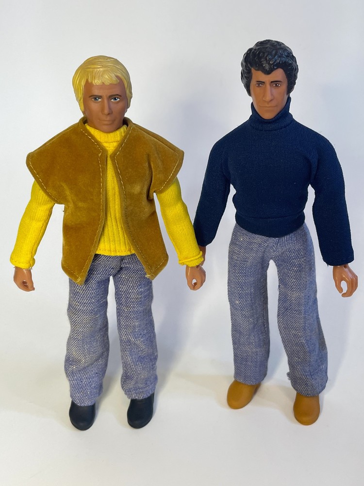 Very Nice Vintage 1976 Mego 8″ Starsky & Hutch – Type 2 Bodies – Repro Boots