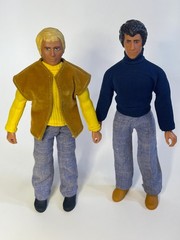 Very Nice Vintage 1976 Mego 8″ Starsky & Hutch – Type 2 Bodies – Repro Boots