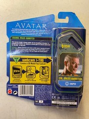 JAMES CAMERON’S AVATAR Movie Action Figure COL. MILES QUARITCH 2009 MATTEL