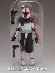 Star Wars Red Clone ARC Trooper Captain Vintage Colllection VC213 3.75 Loose