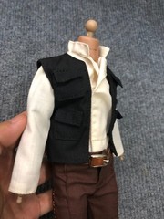 1/6 Custom Han Solo Star Wars ROTJ Harrison Ford Suit for body Action Figure