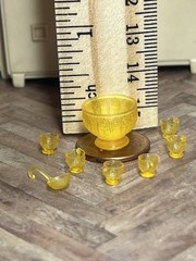 1:24 1950 Dollhouse Diorama Hostess Inspired by Marx with punch bowl set