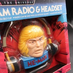 MOTU Masters of the Universe #3 – He-Man AM Radio & Adjustable Headset – NEW