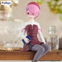 FuRyu Re:Zero Rem & Ram Book Girl Noodle Stopper Figure Set US SELLER