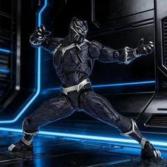 Amazing Yamaguchi Revoltech Black Panther Action Figure New In Box 6in