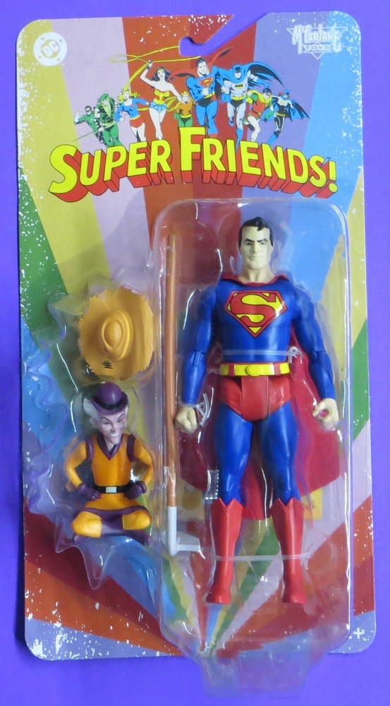 McFarlane Super Friends SUPERMAN farmer Mister Mxyzptlk Myxlplyx DC 6″ Series