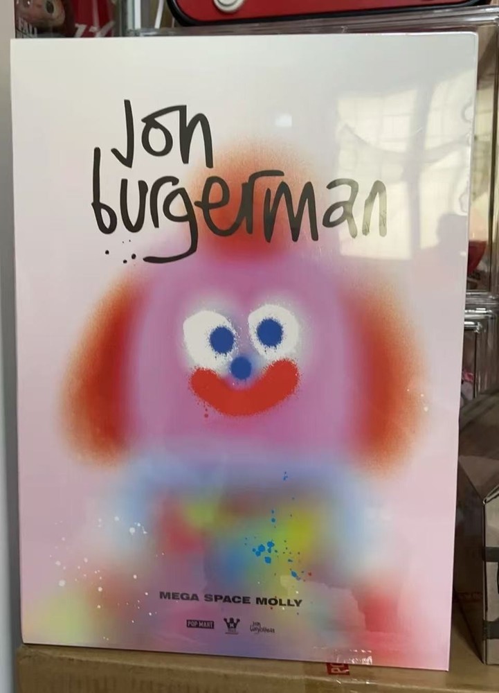 NIB Authentic POP MART Mega Space Molly 400% Jon Burgerman Figure