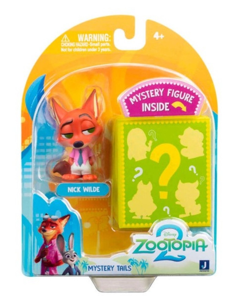 Zootopia 2 Mystery Tails 2-Pack Nick Wilde & Mystery Figure Mint on Card