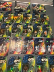 1990’s Kenner Star Wars The Power of the Force 3.75 Action Figure Lot Of 38 Toys