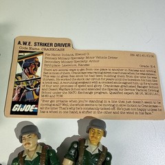 GI Joe 1985 Crankcase v1 100% Complete Vintage ARAH Action Figure With File Card