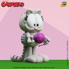 Garfield Wave 1 Nermal Action Figure – 17 Points of Articulation with Yarn &