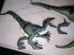 Jurassic World Park Bashers & Biters 8 Pc Lot Indominous Roar Light Up Dinosaurs