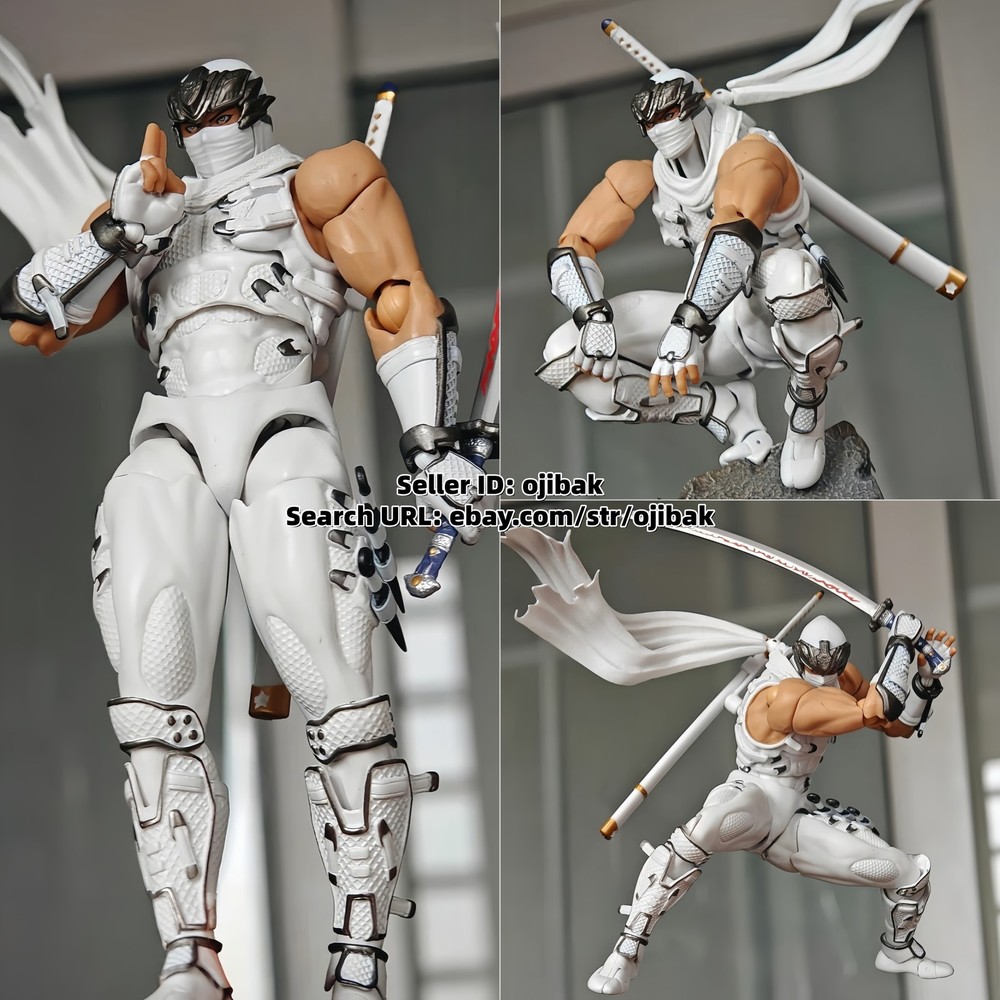 AC Toys Amazing Ninja Gaiden Ryu Hayabusa 1/12 Action Figure White Ver. IN STOCK