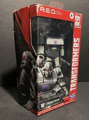 Hasbro Transformers Generations Red Megtron Action Figure Box Wear