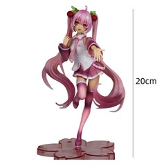 Hot Kawaii Hatsune Miku Anime Action Figure PVC Collection Model Doll Birthday