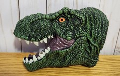 6 Lot Dinosaur Hand Puppets Rubber Dinosaur Head Puppet 3D Realistic Vary Nice