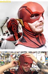Justice League The Flash Helmet Cosplay Mask Wearable 1/1 Life Size Prop Party