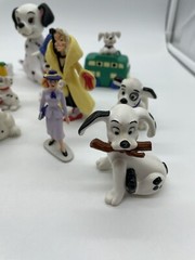 Disney 101 Dalmatian Cruella Figures Dogs Dalmatians Lot Of 17 Figures