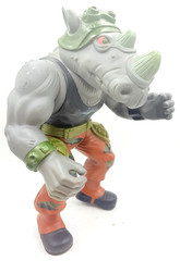 Vtg 1990 TMNT Teenage Mutant Ninja Turtles ROCKSTEADY Large 13.5″ Action Figure