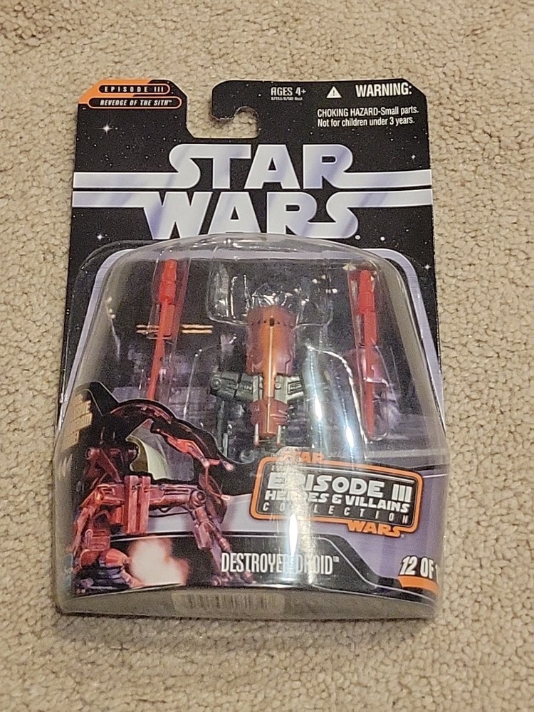Star Wars Saga Heroes And Villians Destroyer Droid 12 Of 12