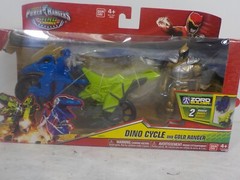 N A415 Power Rangers Dino Charge Dino Cycle & Gold Ranger Zord Builder (A)