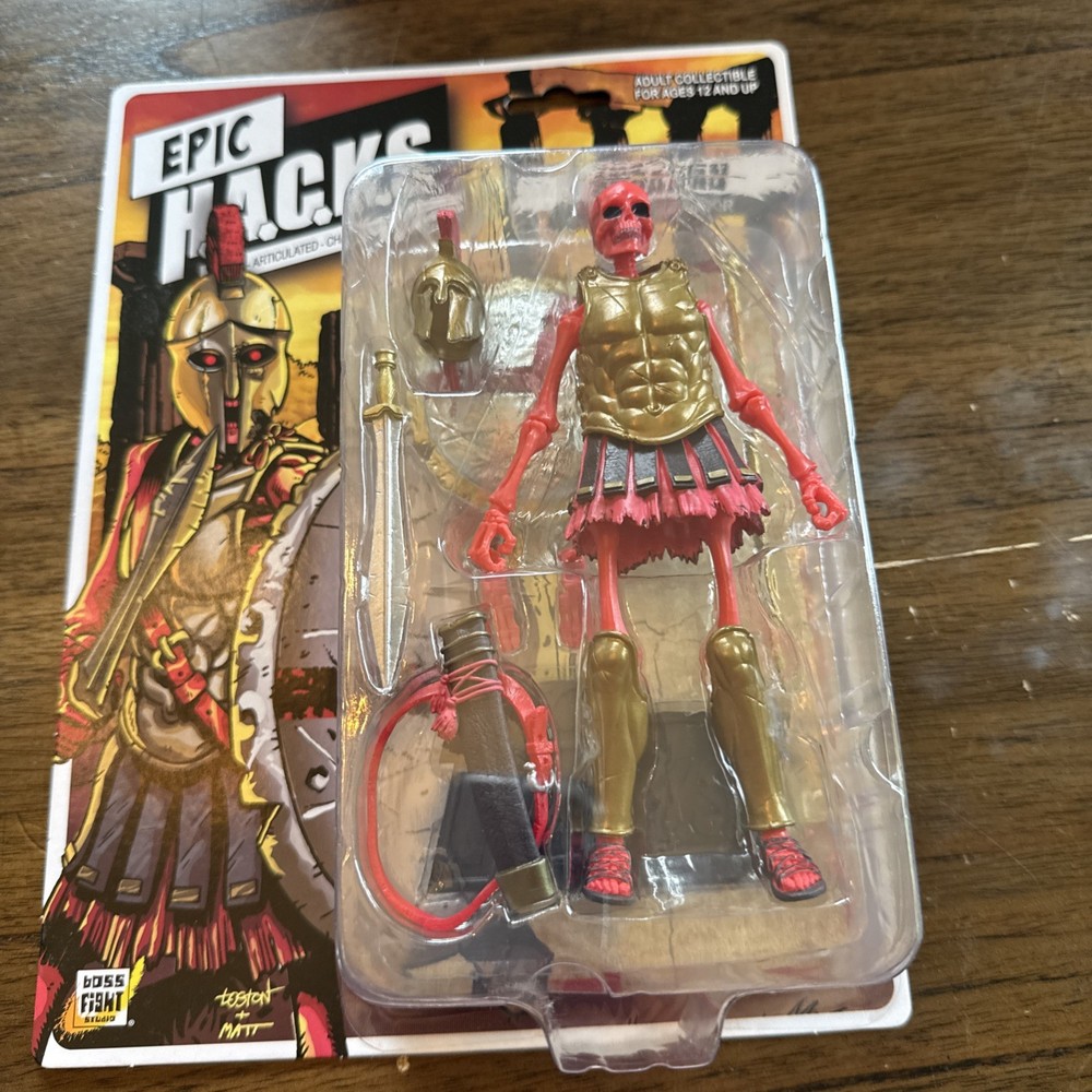 Boss Fight Studio Epic Hacks SPARTAN Ancient Warrior 6″ Action Figure Skeleton