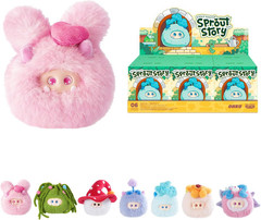 Giggle Monster Sprout Story Series Plush Blind Box Random Design Action Figures