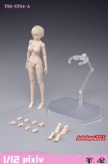US STOCK 86TOYS T86-ST04-A 1/12 Big Breast Female Joint pale Figure Body Toys
