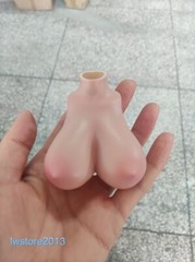 1:6 Suntan Normal Breast Bust Cover Model F 12” Female TBL Action Figure Body
