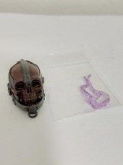 Mythic Legions Barbarian Red Skull Mask Head 1.0 Body 1/12 6″ Fodder