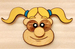 Pee-Wee’s Playhouse PENNY magnet, handmade, Retro Classic Cool!