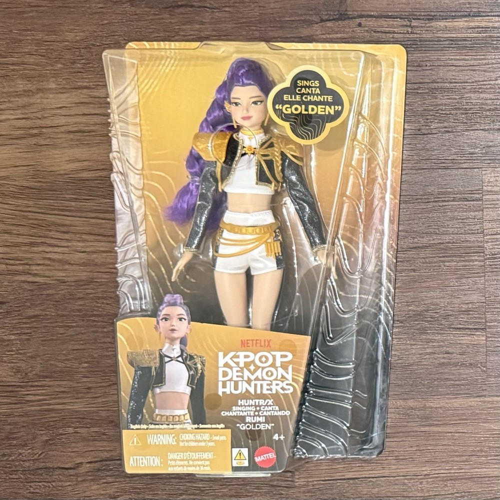 Mattel KPop Demon Hunters HUNTR/X Rumi Golden Singing Doll Mattel