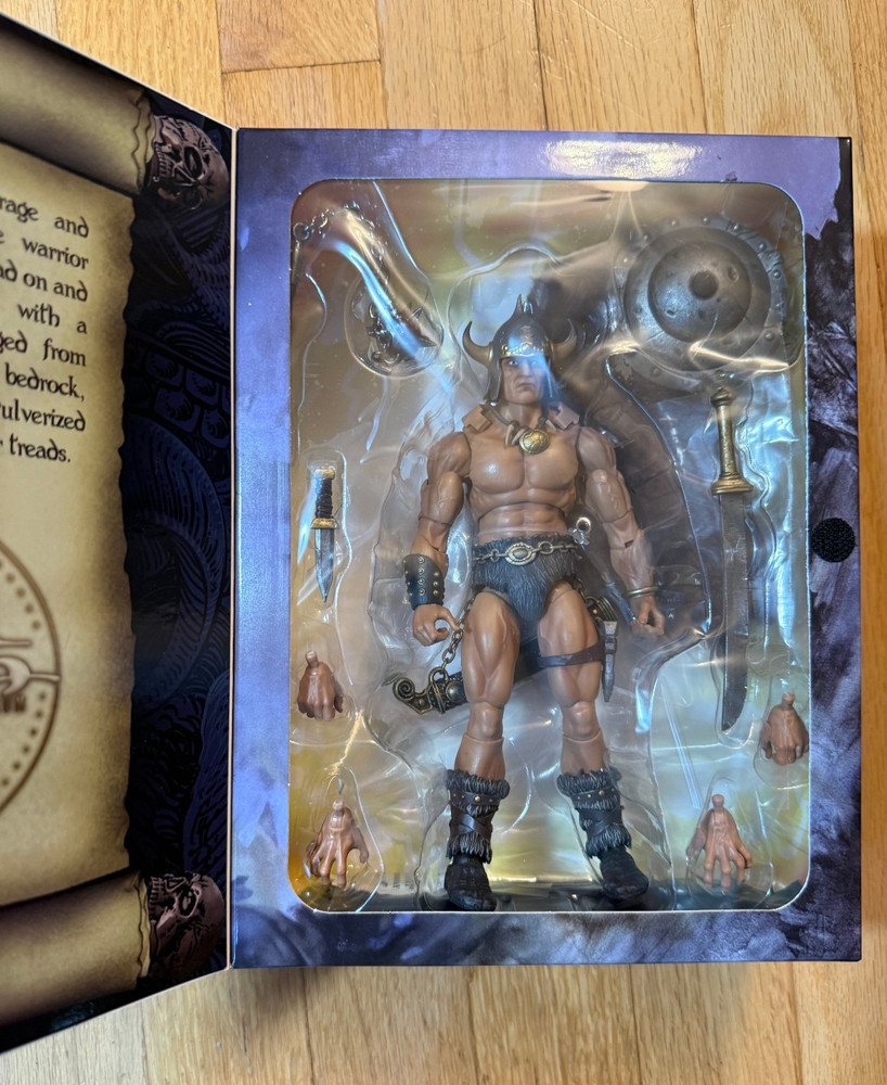 New Savage Crucible Ball and Chain Warrior Harvinger Studio Frazetta