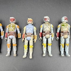 Vintage Star Wars Kenner BOBA FETT 1979 Action Figure LOT 6 Hong Kong Loose Limb