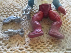Vintage Mattel 1985 MOTU He Man ROBOTO Action Figure COMPLETE w ALL 3 Attachment