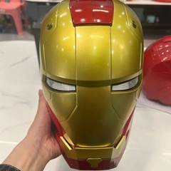 1:1 Iron Man MK5 Jarvis Deformable Voice Control Wearable Helmet Electroplated