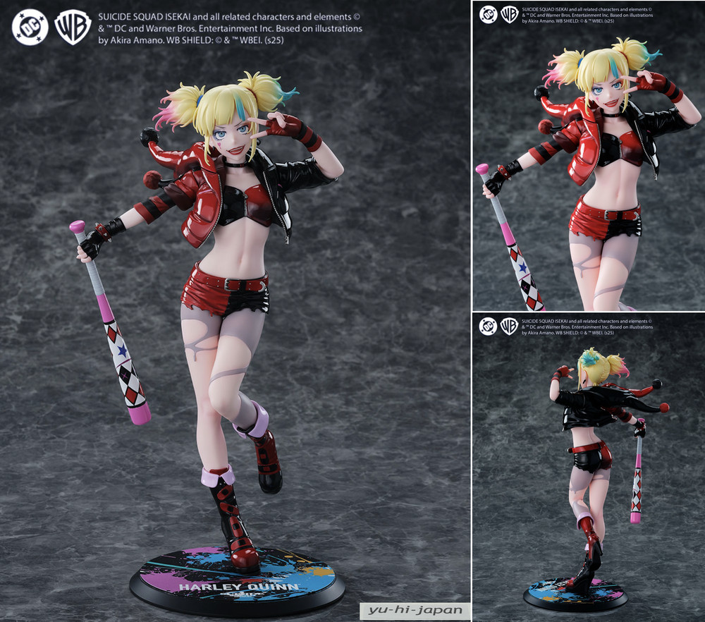 KAIYODO Harley Quinn Suicide Squad ISEKAI Ver. 1/7 Scale Painted Figure New