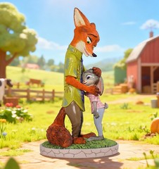 enesco SHOWCASE Zootopia Nick comforting Judy figurine NEW IN STOCK