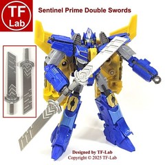 Double Swords Upgrade Kit for Transformers Studio Series One Sentinel Prime