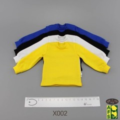 AFS X002 1/6 Male Loose Casual Long Sleeve T-shirt Sweatshirt For 12″ Figures