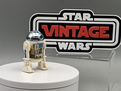 Vintage Custom Star Wars Figure R2-D2 Dagobah Sticker 3.75” Kenner