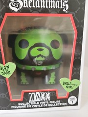 Lot Of 2 Skelanimals Glow In The Dark Jack and Maxx Collectible Vinyl Figures
