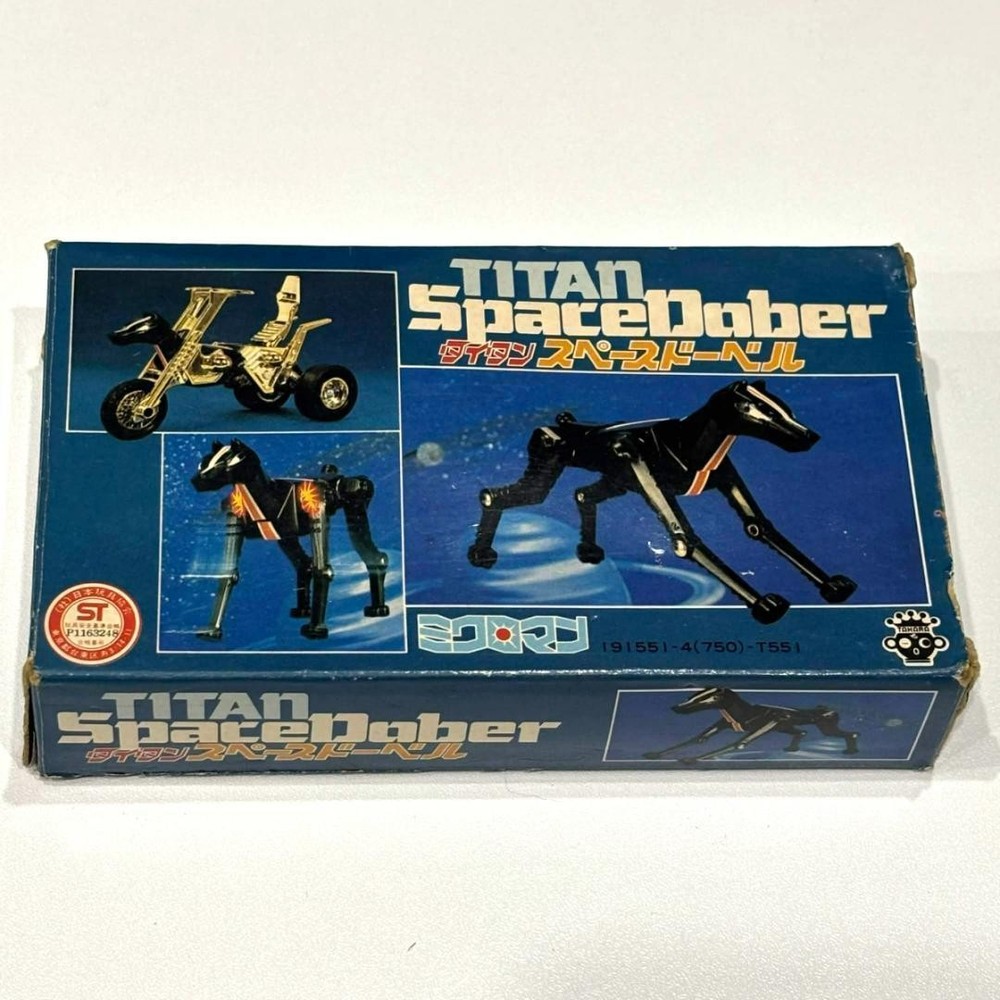 Takara Microman Titan Space Dobel Vintage Transforming Mecha Showa Used Japan