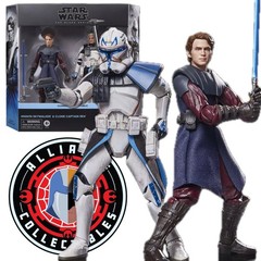 2025 Star Wars Black ANAKIN SKYWALKER & CAPT REX 6″ Hasbro Pulse Exclusive 2-Pk