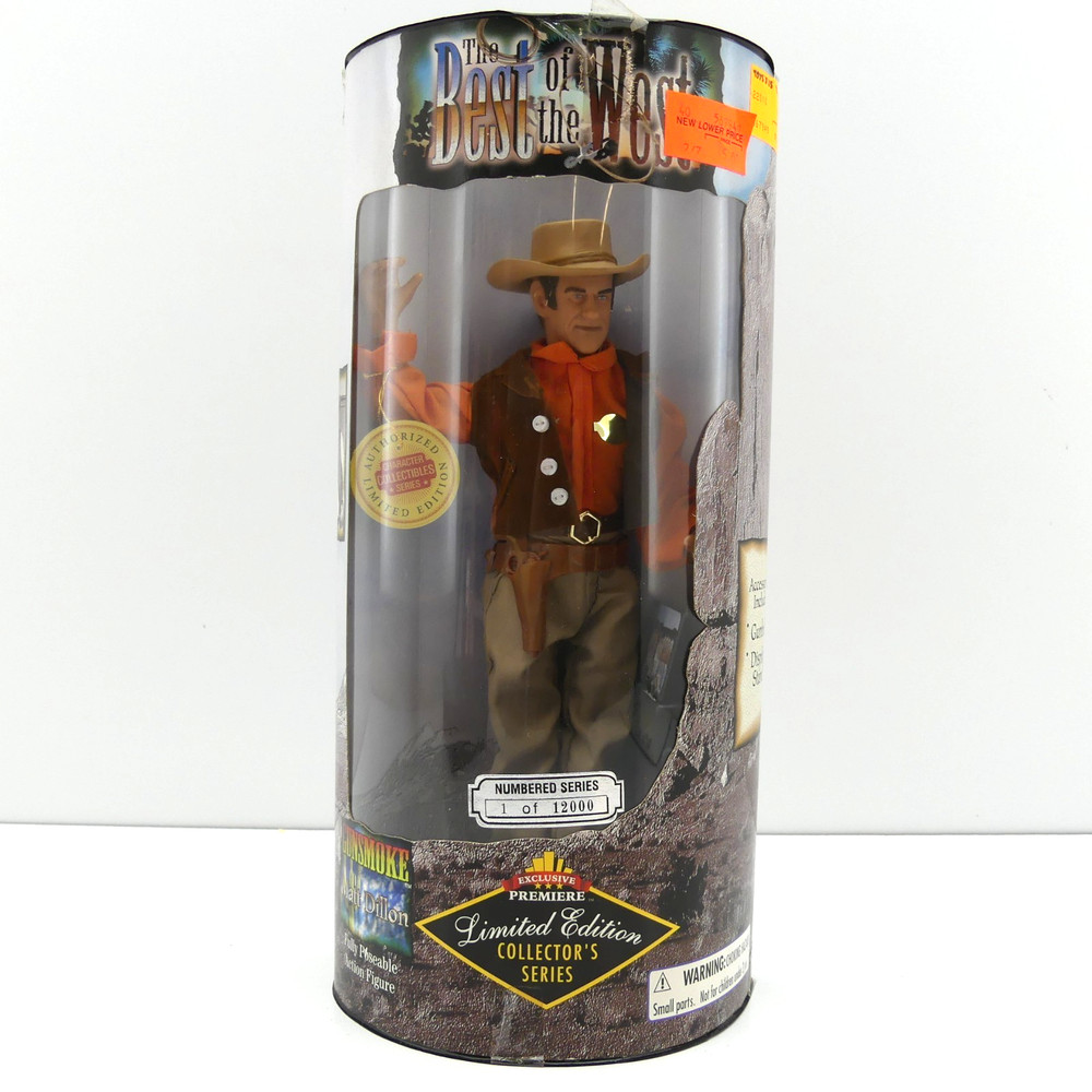 1997 Best of The West Gunsmoke Matt Dillon Limited Edition Action Figure NIB