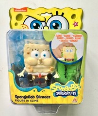 3 Spongebob Slimeez Squarepants Figures with Slime – NEW